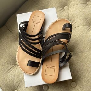 Dolce Vita Black leather Nelly Sandal